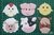 Set Cortante Animales 7cm Cabeza Granja Animalitos Vaca