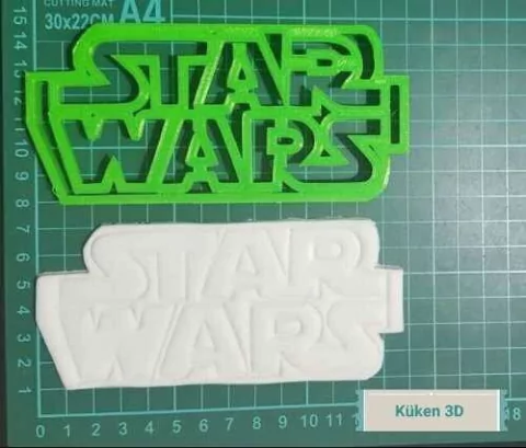 Cortante Star Wars Logo 13,5cm