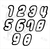 Set Cortante Numero Doble LEGO 8cm x unidad, tenemos todos los numeros, selecciona el que necesites! - comprar online