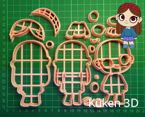 Cortante nena avatar world 10cm collage mod2 - comprar online