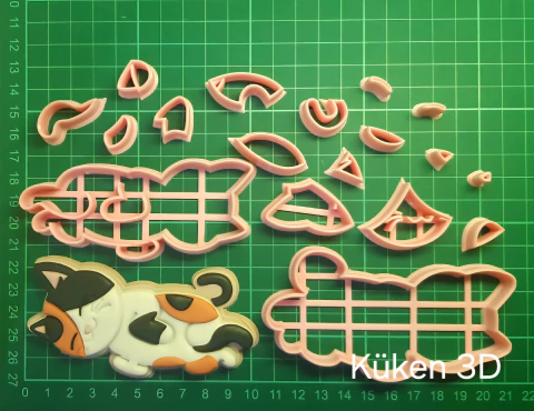 Cortante gata lyna 9cm collage Juego gatita gato - comprar online