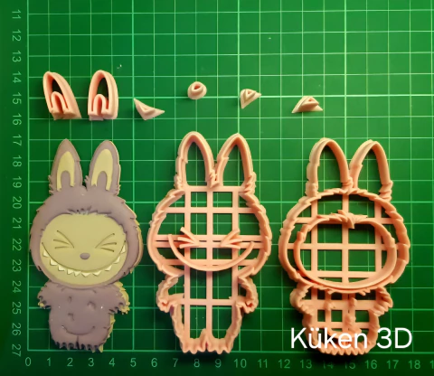 Cortante labubu 10cm collage mod3 - comprar online