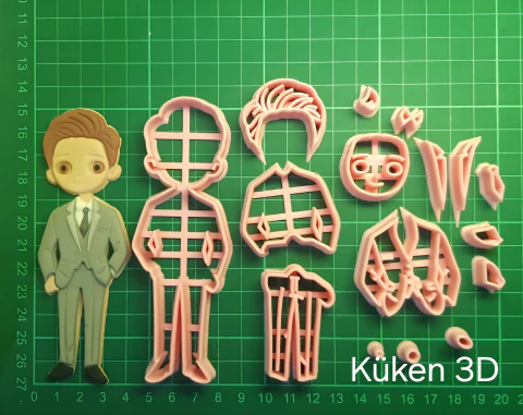 Cortante novio 12cm Collage amor casamiento novios boda mod1 - comprar online