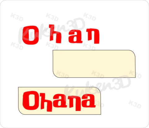 Cortante Ohana 12cm Collage lilo y stitch - comprar online