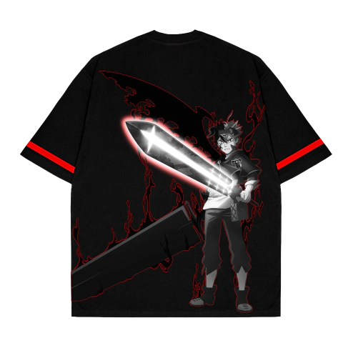 Camiseta Colmeia Oversized Black Clover - Asta