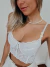 Corset YO PUEDO BLANCO (con margaritas) - tienda online
