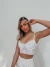 Corset YO PUEDO BLANCO (con margaritas) - comprar online
