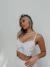 Corset YO PUEDO BLANCO (con margaritas)