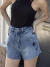 Short azul estrellas