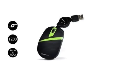 Mini Mouse Optico Retractil Eurocase Eumo-128 1200 Dpi Devon