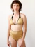 Hotpants Biquini Frida Dupla Face Preto e Dourado - comprar online