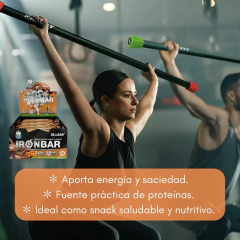 Iron Bar Barra Proteica 12 Suplemento Snack Proteina Gentech - comprar online