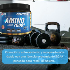 Amino 7600 Aminoacidos Esenciales Gentech Aumento Masa 150 comp. - tienda online