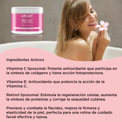 Imagen de Pro Lift Crema Reafirmante Tensor Facial Antiarrugas x320g Idraet