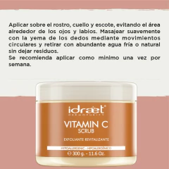 Imagen de Vitamina C Scrub Exfoliante Renovador Gel Limpieza x300ml Idraet