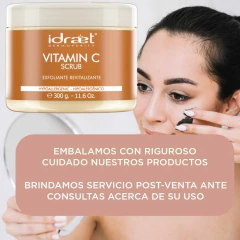 Vitamina C Scrub Exfoliante Renovador Gel Limpieza x300ml Idraet