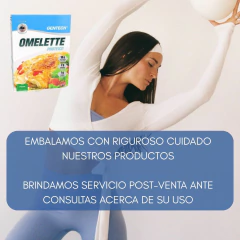 Omelette Albumina Huevo Proteinas Masa Muscular Gentech 7 unid.