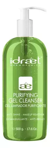 Gel Limpiador Facial Idraet Piel Grasa Mixta Desmaquillante