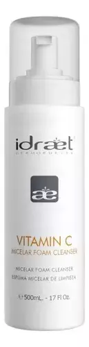 Espuma Micelar Desmaquillante Idraet Vitamina C 500 Limpieza