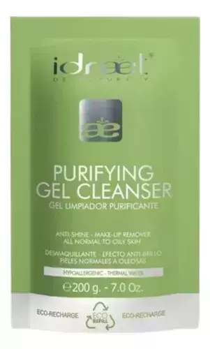 Gel Limpiador Facial Idraet Refill Piel Grasa Mixta Sensible