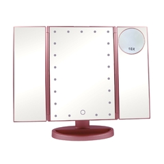 Espejo Con Luz Led Duga - 21 Luces - D160 - Resistente