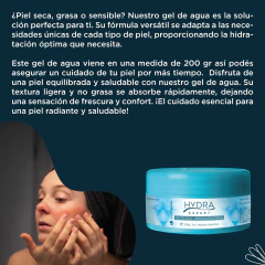 Gel De Agua Hydra Expert Hidratación Intensa Carthage X200g
