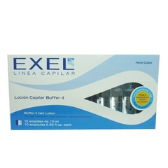Locion Capilar Buffer 4 EXEL - 10 Ampollas 10ml