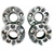 Kit espaçadores de roda Mitsubishi L200 NEW TRITON 17/19 38mm e 32 mm
