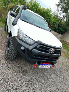 SNORKEL EM FIBRA HILUX 2016 ATÉ 2023 - Iron Off Road - Para-choques de Ferro ou Aço