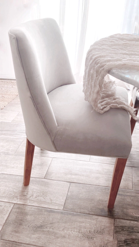 Silla Monaco - Pana Gris Medio