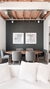 Silla Monaco - Pana Gris Oscuro -