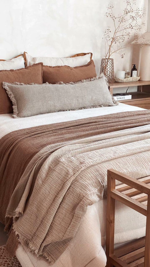 Manta Saturno- Arena - comprar online