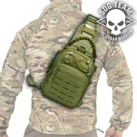 MORRAL TACTICO LASERCUT - VERDE OD - comprar online