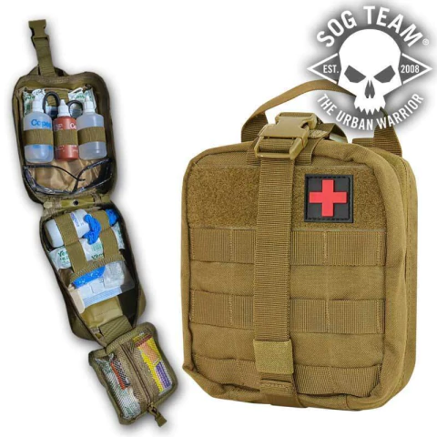 BOTIQUIN GRANDE RIP AWAY COMPLETO - COYOTE - comprar online