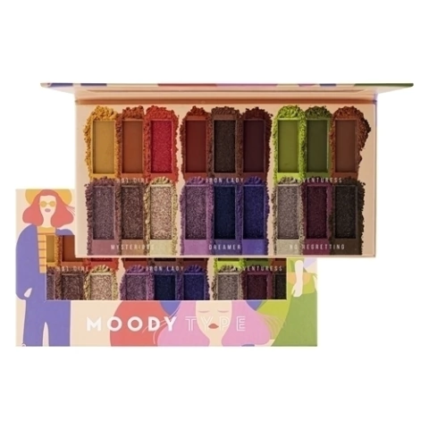 PALETA DE SOMBRAS MOODY - RUBY ROSE