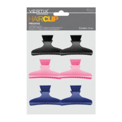 HAIRCLIP PIRANHA 80MM COM 06 UNIDADES - VERTIX
