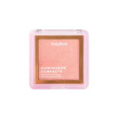 ILUMINADOR COMPACTO TEXTURA ACETINADA - RUBY ROSE 8,3G