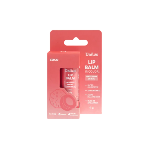 LIP BALM COCO DAILUS - PROTETOR LABIAL FPS 8 4G
