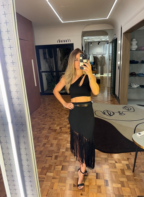 CROPPED LUREX RECORTE
