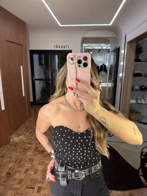 CORSET TACHAS METAIS