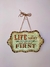 221235 - Placa decorativa Life First