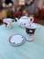 230397 - XÍCARA COM PIRES 100ML - PORCELANA - AMOR POR AMÉLIE - comprar online