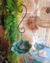 221375 - Bebedouro para pássaro flor blue Blue - Cravo e Canela Shabby