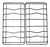 2 Rejillas Plancha Dividida P/ Cocina Patrick/mabe 44,5x23cm - comprar online