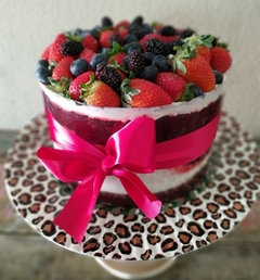 Imagem do Red Velvet com Frutas Vermelhas