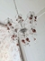 Imagen de Araña de vidrio 4 luces 28 rosas