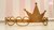 Dosel corona Arlequín oro - comprar online