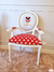 Sillón Luis XVI pana de diseño, bordado personalizado - tienda online