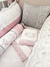 Almohadón 40x40 con puntilla veneciana - comprar online