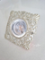 Spot de iluminación embutir estilo shabby chic, con un diseño ornamental nacarado, decorado con strass